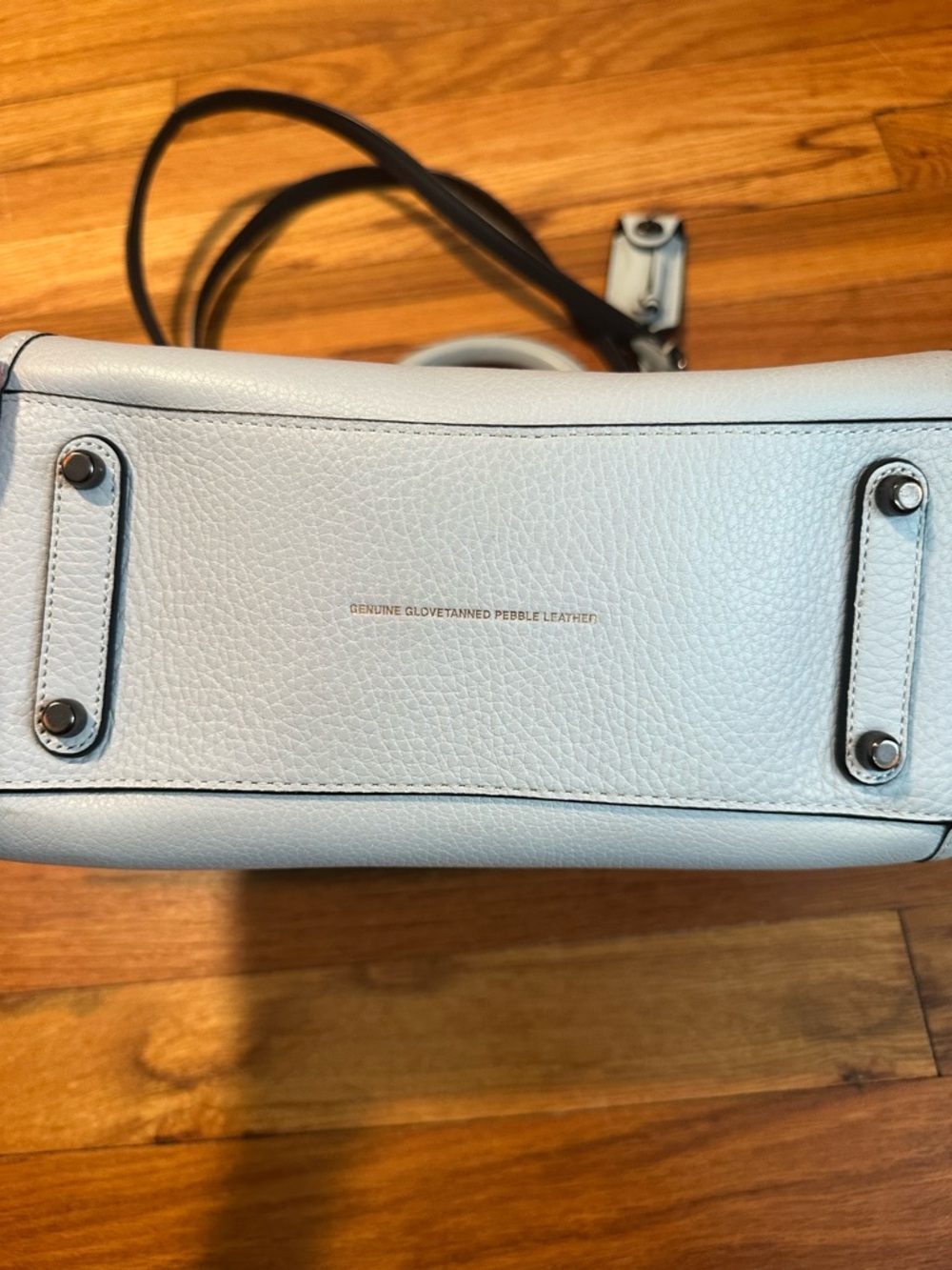 1941 Coach Rogue 25 Bag with Matching Wallet in Sky Blue - Picture 7 of 14